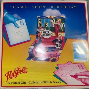 🎰New Pop Shots Game Show Birthday Card